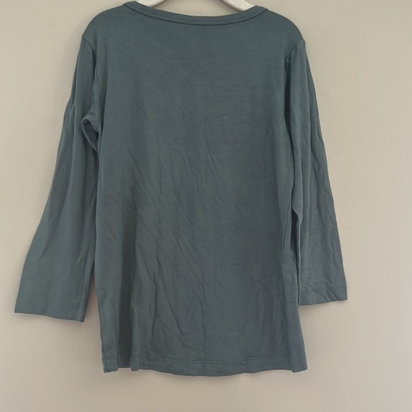 Kate Quinn Bamboo Long Sleeve Pocket Boxy Tee 6Y - Picture 3 of 3